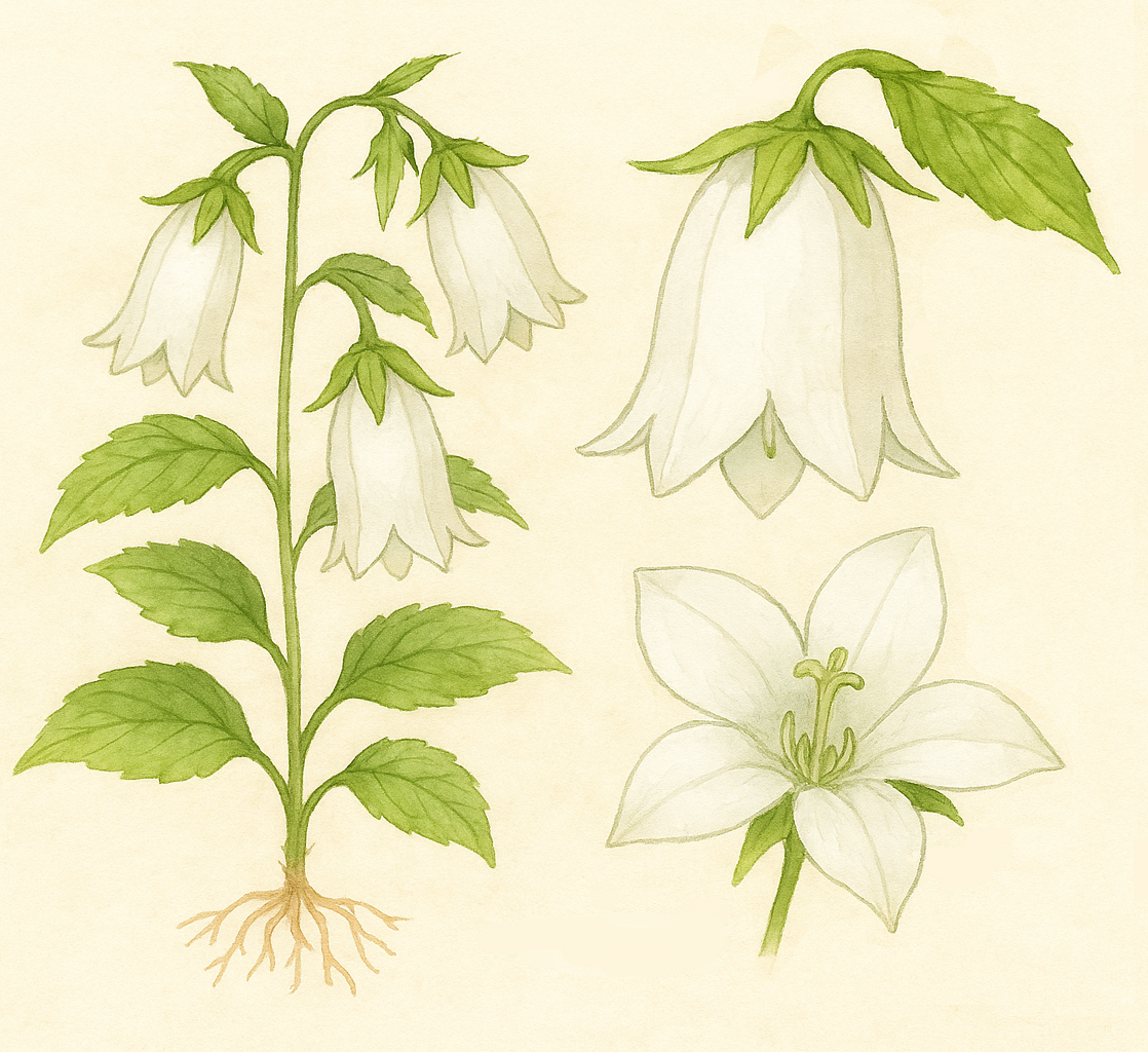 ホタルブクロ解説画像