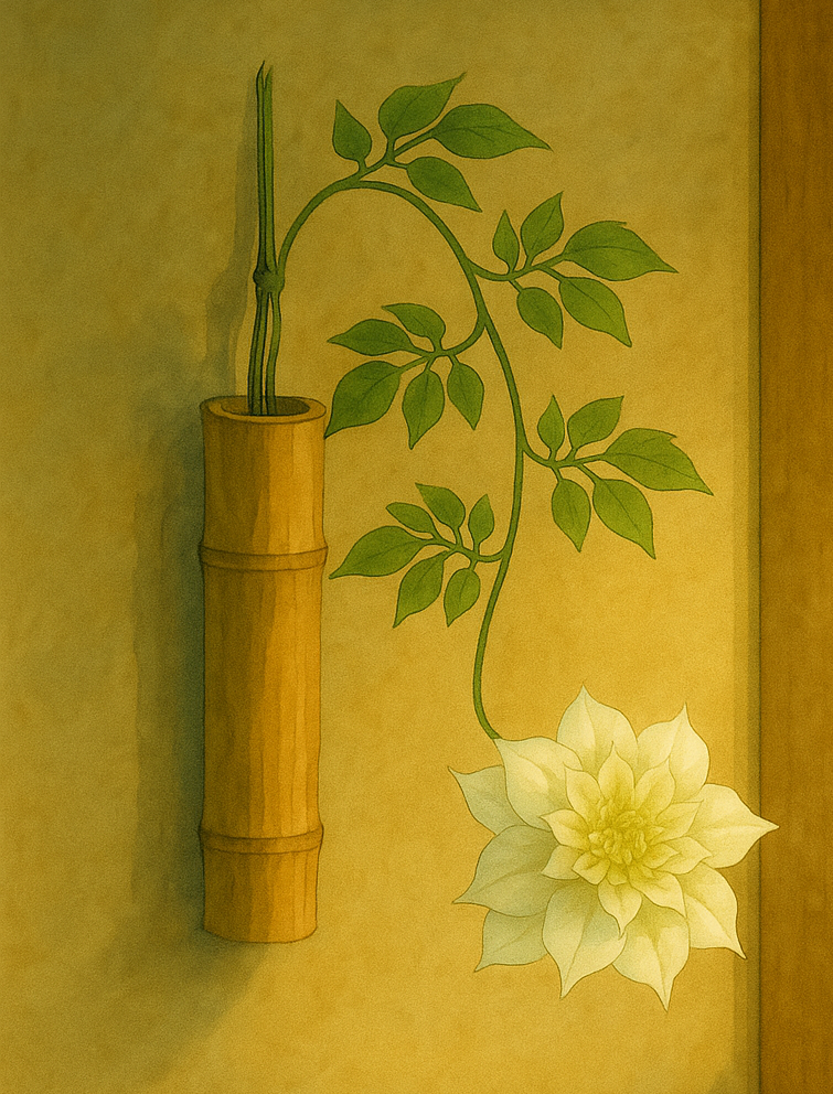 一重切掛花入れ画像