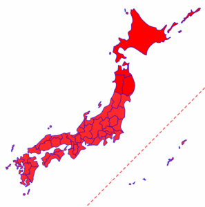 分布図ー日本全土