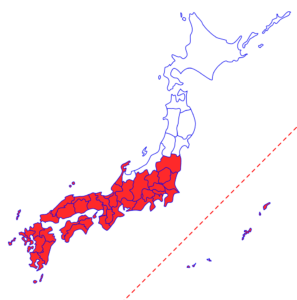 分布図-福島以南石川以西