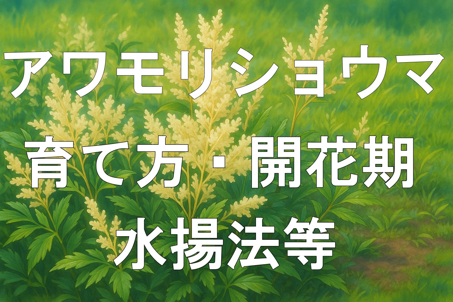 アワモリショウマ