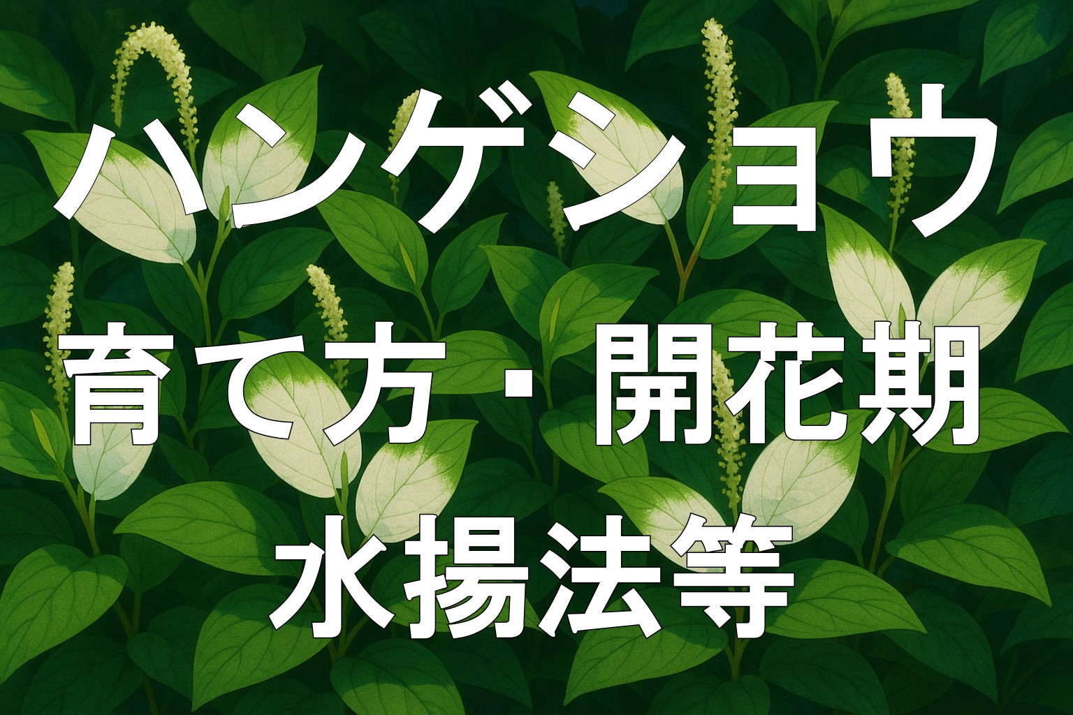 ハンゲショウアイキャッチ