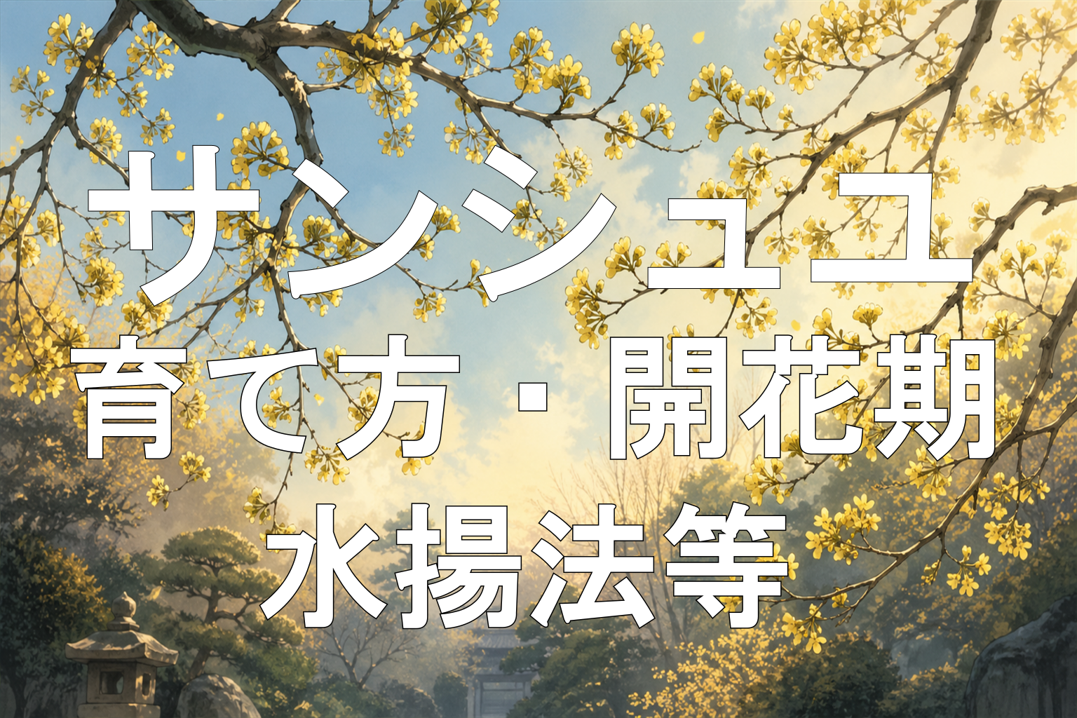 サンシュユアイキャッチ画像文字2