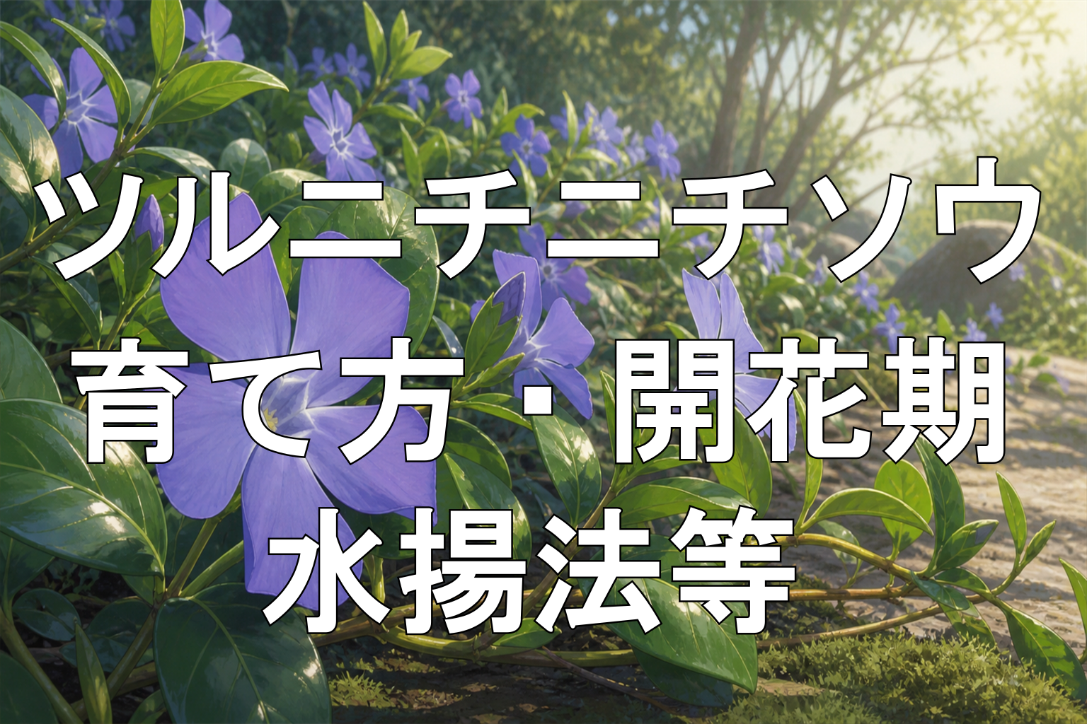 ツルニチニチソウ-アイキャッチ画像