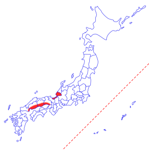 分布図-中国地方